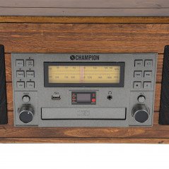 Radio & stereo - Champion skivspelare med CD, kassett och radio