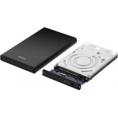 Kabinetter til intern harddisk - USB 3.0-kabinet til intern 2.5" SATA-harddisk