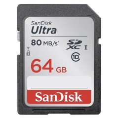 Hukommelseskort - Sandisk Ultra minneskort SDHC 64GB (Class 10)
