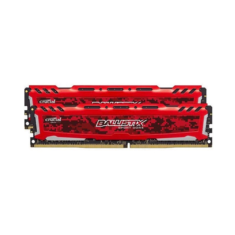 Begagnade RAM-minnen - Crucial Ballistix Sport LT Red DDR4 PC21300/2666MHz 2x8GB