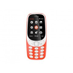 Billige mobiler, mobiltelefoner og smartphones - Nokia 3310 Dual SIM (röd)