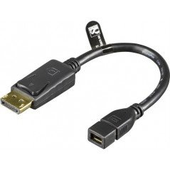 Skärmkabel & skärmadapter - Adapter DisplayPort till MiniDisplayPort (hona)