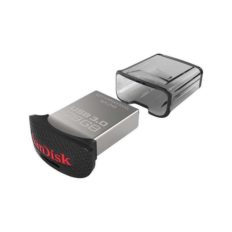 USB-nøgler - SanDisk Ultra Fit USB3.0 128GB USB-stick