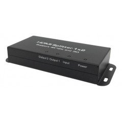 Skärmkabel & skärmadapter - Deltaco HDMI-splitter med två utgångar