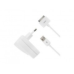 AC-adapter och USB-kabel till iPhone & iPod 1m