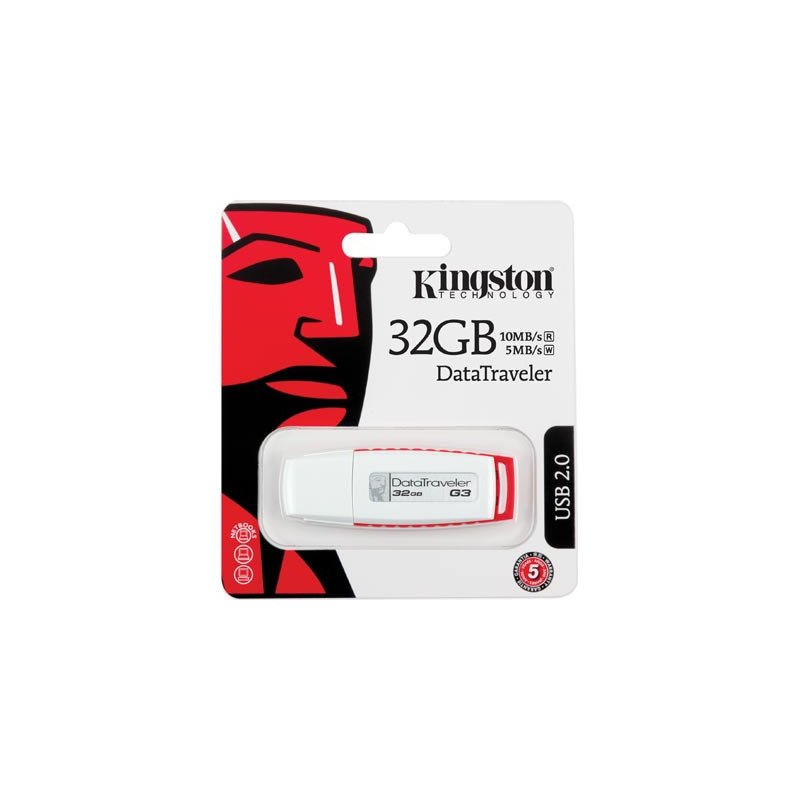 USB-nøgler - Kingston USB Flash hukommelse 32 GB