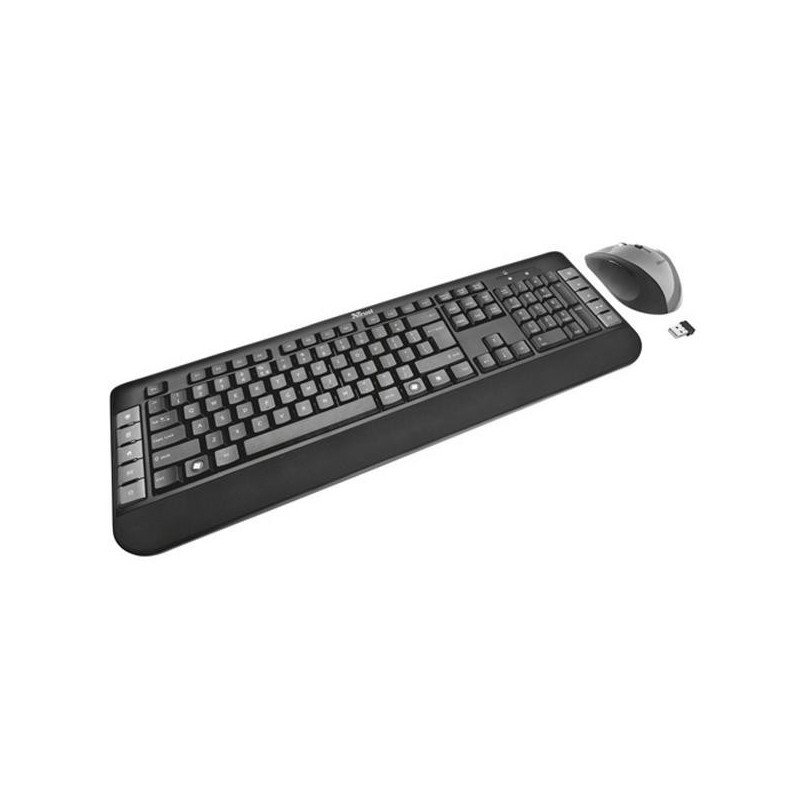 Tastaturer - Trust trådløst tastatur og mus