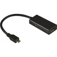Skärmkabel & skärmadapter - MHL till HDMI-adapter för Samsung, Sony, HTC m.fl.