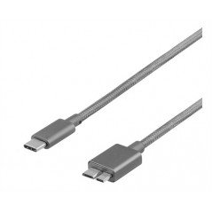 USB-kabel og USB-hubb - USB-C till USB micro B 1 meter