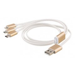 Chargers and Cables - Laddningskabel 3-i-1 med USB-C och Lightning