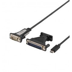 Datortillbehör - USB-C till serieport eller parallellport