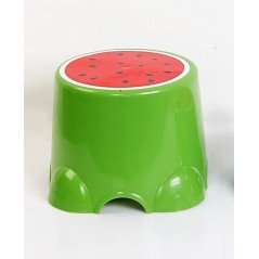 Inredning - Pall med vattenmelons-motiv