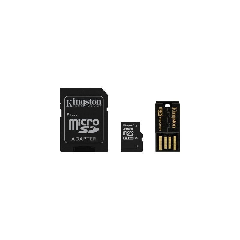 Minneskort - Kingston minneskort MicroSDHC + SDHC 32GB (Fyndvara)