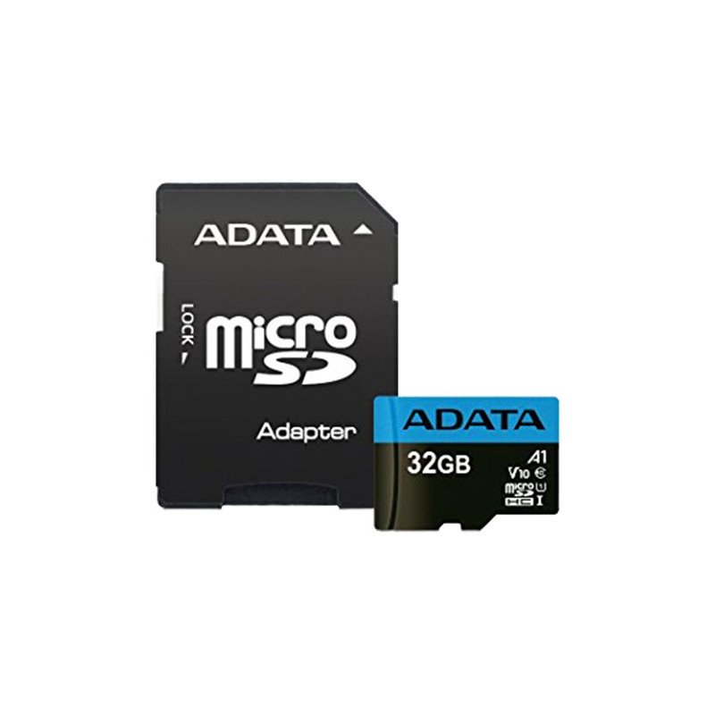 Hukommelseskort - Adata microSDHC + SDHC 32GB (Class 10)