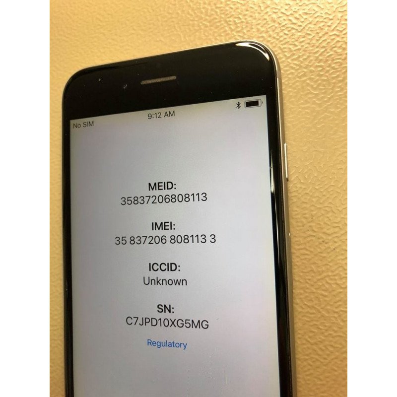 iPhone 6 - Apple iPhone 6 64GB Space Grey (beg med lätt missfärgning)