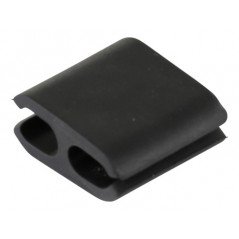 Kabelhantering - Kabelhållare 4-pack (svart)