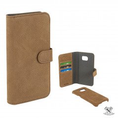 Plånboksfodral i läder till Samsung Galaxy S7 Edge