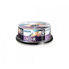 Skivor DVD+R & CD-R - Philips DVD-R 16x 4.7GB 25-pack