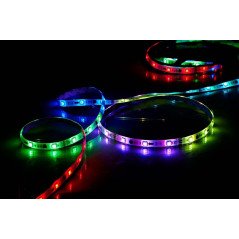Roliga prylar - Självhäftande 5 meters LED-slinga med RGB