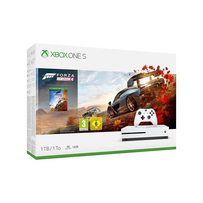 Spil & minispil - Xbox One S 1TB inkl Forza Horizon 4