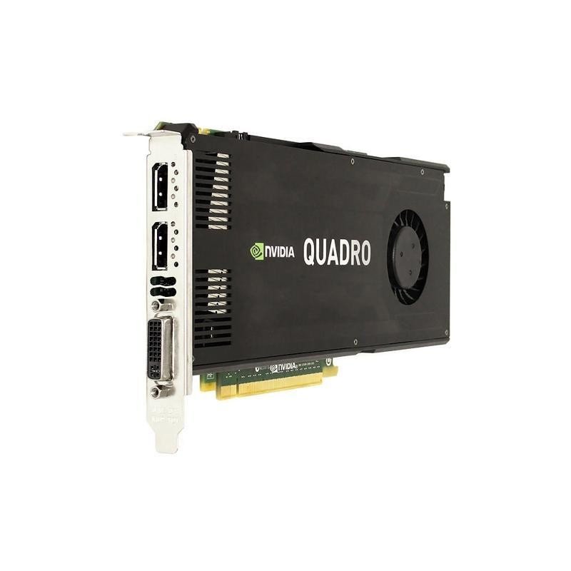 Used graphics cards - NVIDIA Quadro K4000 3GB grafikkort (beg)