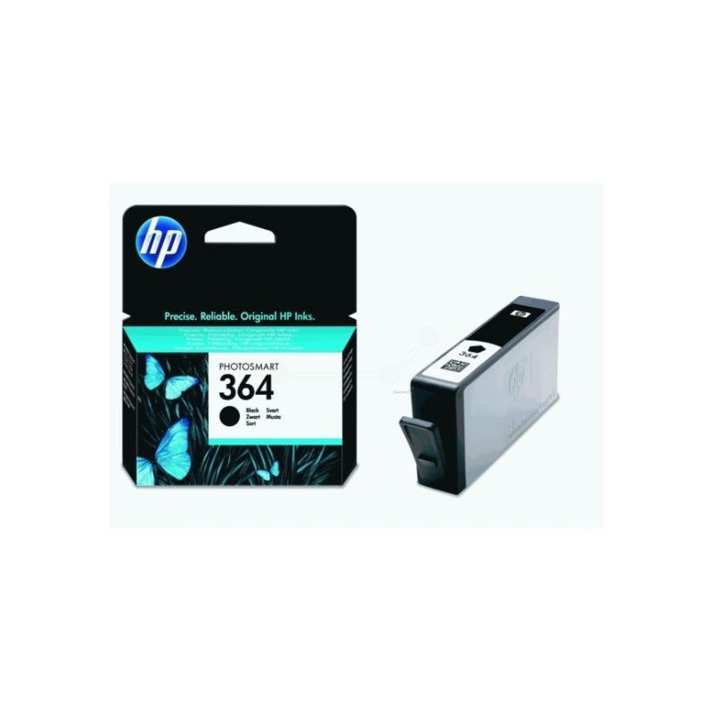 Printertilbehør - Cartridge HP 364 Black