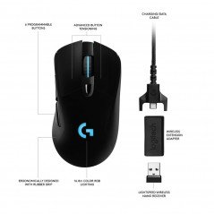 Gaming-mus - Logitech G703 Lightspeed trådløs gamingmus