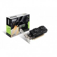 Komponenter - MSI GeForce GTX 1050 Dual Fans LP HDMI DP 2GB (Fyndvara)