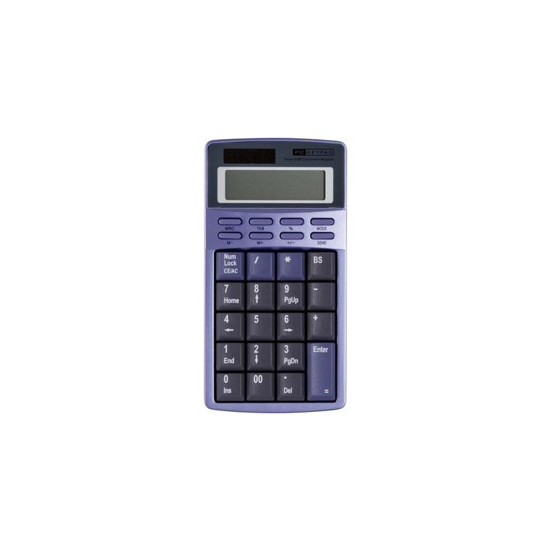 Trådade tangentbord - Numeriskt tangentbord med miniräknare