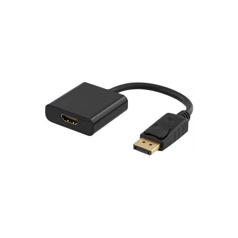 Skærmkabel & skærmadapter - Aktiv DisplayPort til HDMI adapter med lyd