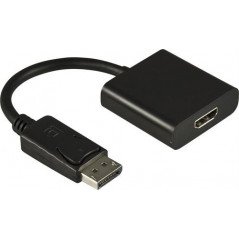 Skærmkabel & skærmadapter - DisplayPort til HDMI adapter med lyd