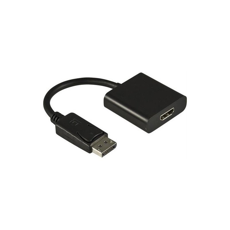 Skærmkabel & skærmadapter - DisplayPort til HDMI adapter med lyd