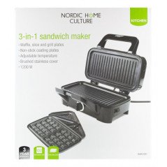 Sandwhich Toaster - Nordic Home smörgås & våffelgrill