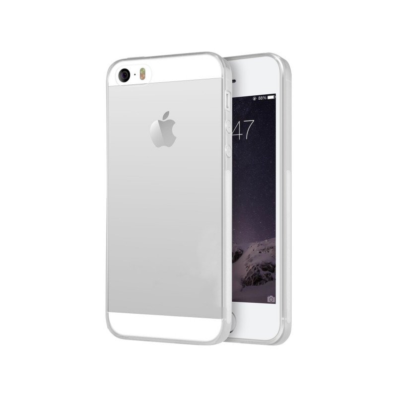 iPhone 5/5S/SE - Transparent cover til iPhone 5/5S/SE