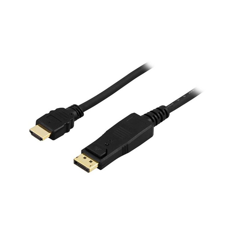 Skærmkabel & skærmadapter - DisplayPort til HDMI-kabel (Brugt)