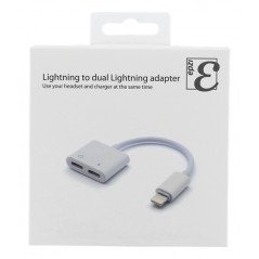 Adapter til smartphone - Lightning til dual lightning-adapter