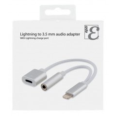 Other Supplies - Lightning till 3.5mm ljud-adapter med laddning