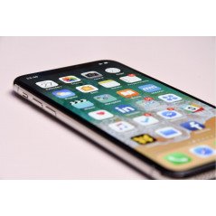 iPhone begagnad - iPhone X 64GB Silver med 1 års garanti (beg)