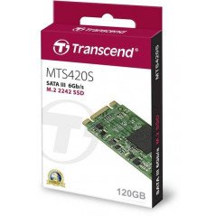 Harddiske til lagring - Transcend M.2 2242 SSD 120GB MTS420 SATA-600