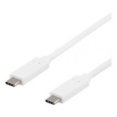 0.5 meter USB-C till USB-C-kabel (gen 2) upp till 60W 3A