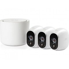 Videokamera - Netgear Arlo VMS3330 Basestation med 3 kameraer
