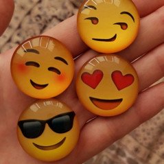 Inredning - Emoji kylskåpsmagneter 7-pack