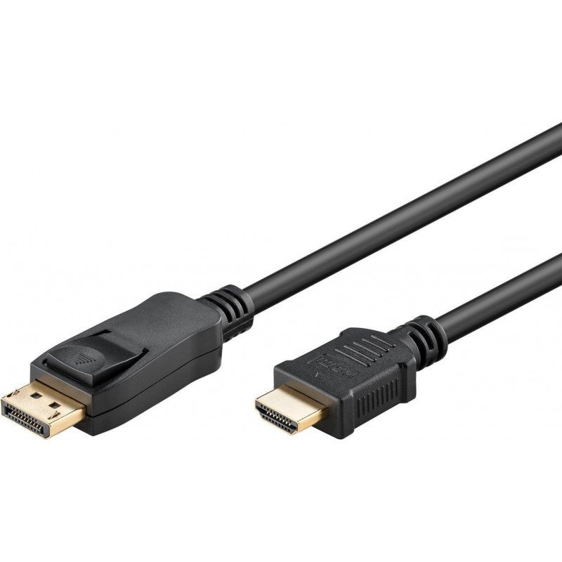DisplayPort-kabel till skärm - DisplayPort till HDMI-kabel Guldpläterad