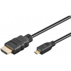Micro HDMI till HDMI-kabel