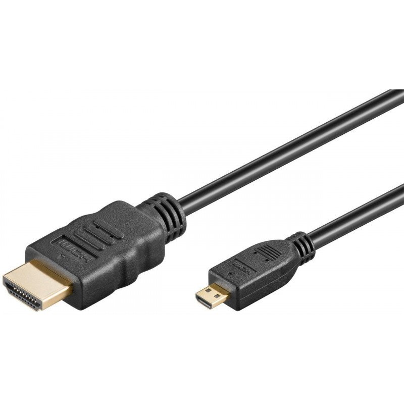 Skærmkabel & skærmadapter - MicroHDMI til HDMI-kabel