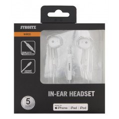 Headset - Streetz In-ear Lightning headset för iPhone (MFi)