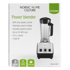 Blender & mixer - Nordic Home Culture Power Blender 1200W 2L
