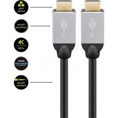 Skärmkabel & skärmadapter - Premium HDMI-kabel med stöd för Ultra HD 3D 4K (60Hz)