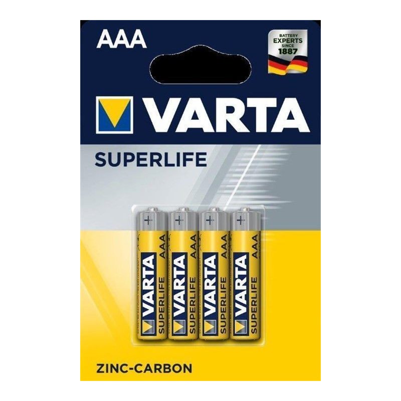Batteri - Varta Superlife 4-pack AAA-batterier LR03
