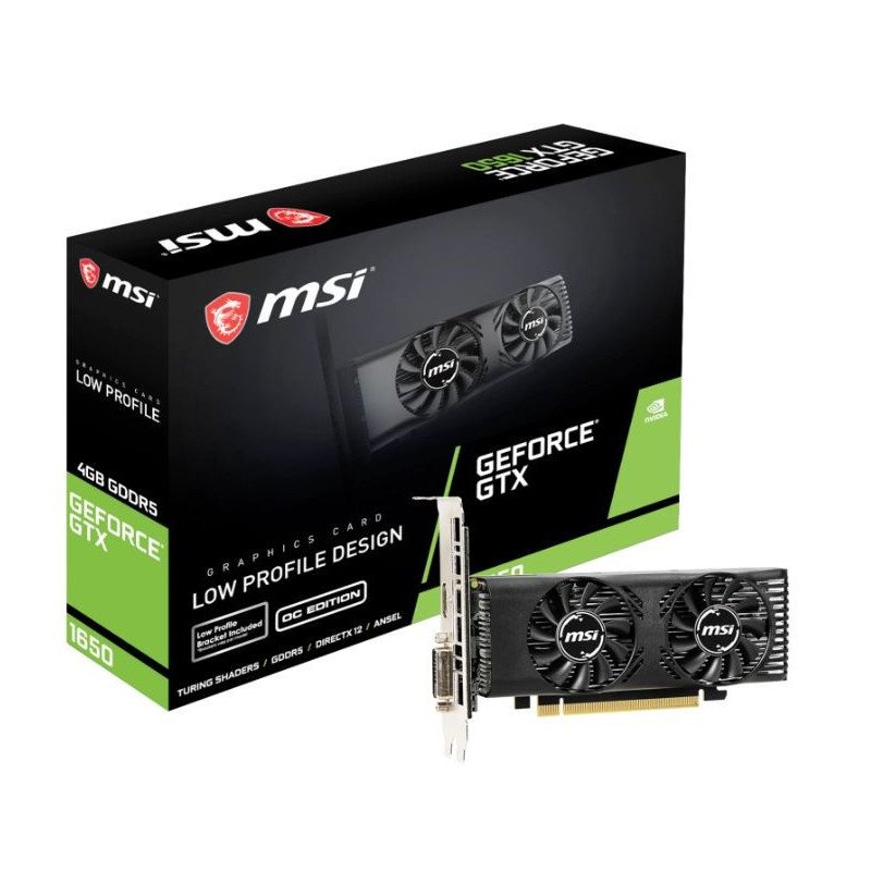 Komponenter - MSI GeForce GTX 1650 4GB LP OC